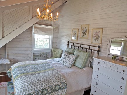 Brewster Cape Cod vacation rental - Bedroom #2 on the upper level has this colorful queen.