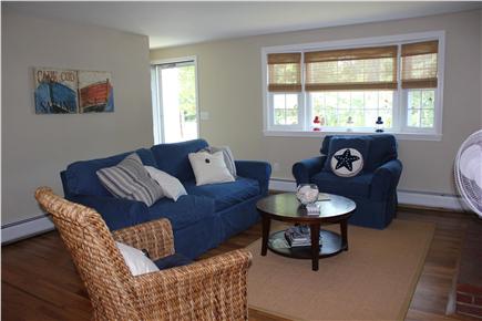 Harwich Cape Cod vacation rental - Living room opens to kitchen