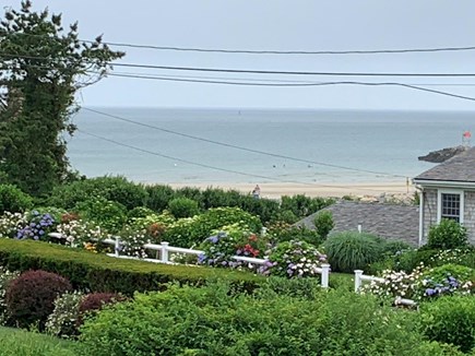 Sesuit Neck East Dennis Cape Cod vacation rental - Views of Harbor Road (Little Beach) to the west