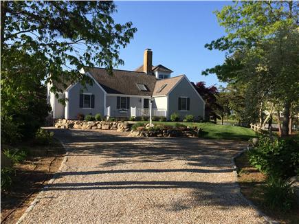 New Seabury Cape Cod vacation rental - Front of house on quiet cul de sac with drive for five cars