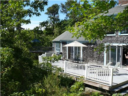 Orleans Cape Cod vacation rental - Spacious deck with water views