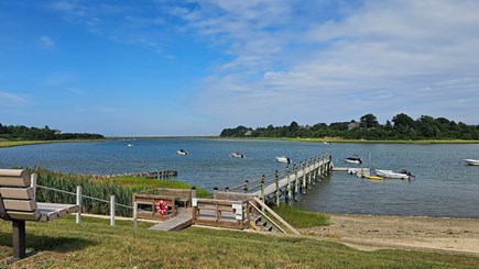 Eastham Cape Cod vacation rental - Beach and dock at end of road, dock for loading/unloading only
