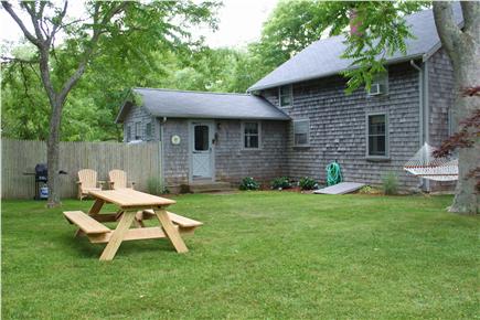 Dennis Village Near Corporatio Cape Cod vacation rental - Another view of backyard.  More lawn to the right for croquet