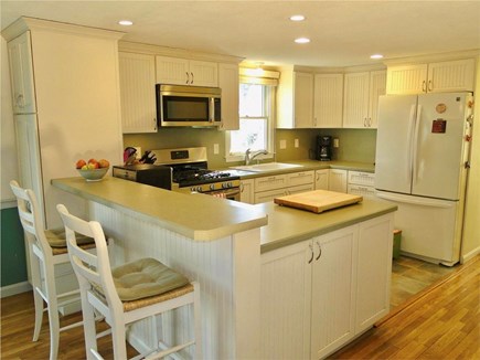 Chatham Cape Cod vacation rental - Fully stocked airy kitchen, with view of the sunny yard