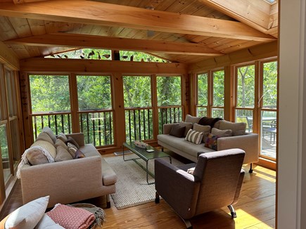 Wellfleet Cape Cod vacation rental - Comfortable and cozy screened-in porch