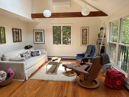 Wellfleet Cape Cod vacation rental - Spacious living room offers comfortable seating