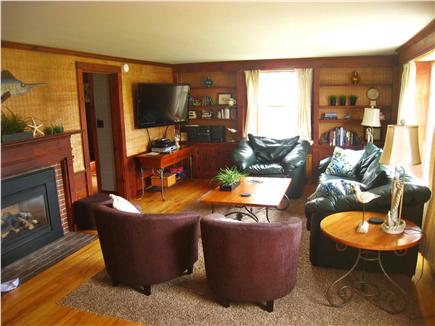 Yarmouth, Bass River Cape Cod vacation rental - Family room with large screen TV