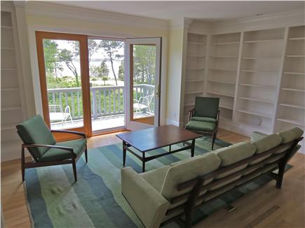 Orleans Cape Cod vacation rental - The landing lounge gazes out over the secluded lot and the water
