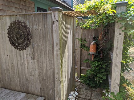 Wellfleet Cape Cod vacation rental - Large labrynth outdoor shower