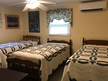 Eastham Cape Cod vacation rental - Third bedroom with three twin beds