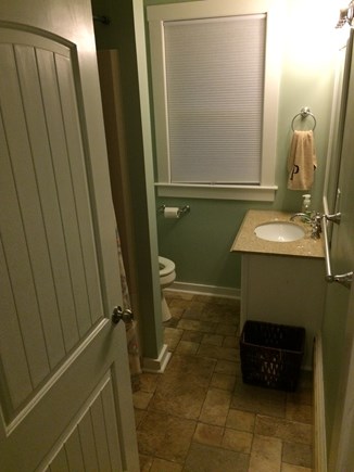 West Harwich Cape Cod vacation rental - Main Floor Bathroom w/ tub / shower