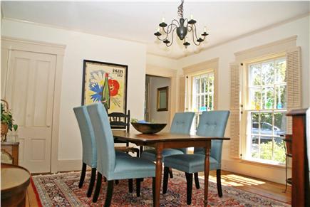 Harwichport, near Bank Street  Cape Cod vacation rental - Dining room with floor to ceiling windows