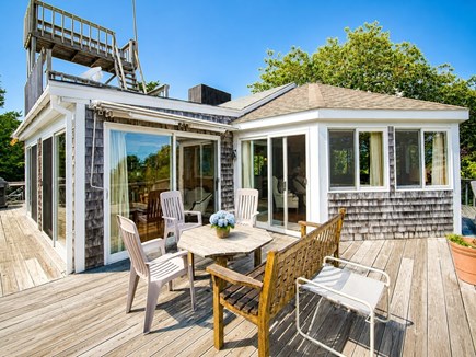 East Orleans Cape Cod vacation rental - Large wrap-around deck to enjoy ocean breeze at Nauset Beach