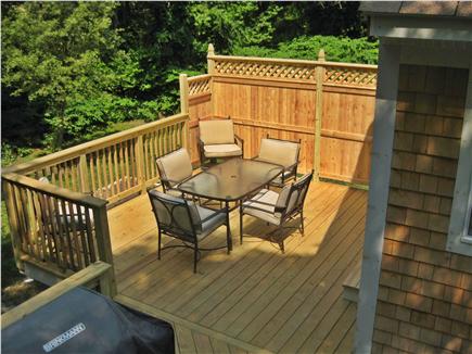 Brewster Cape Cod vacation rental - Large new deck with BBQ grill