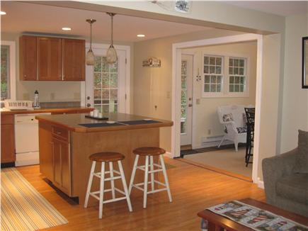 Brewster Cape Cod vacation rental - Open Kitchen to Living room and Sunroom