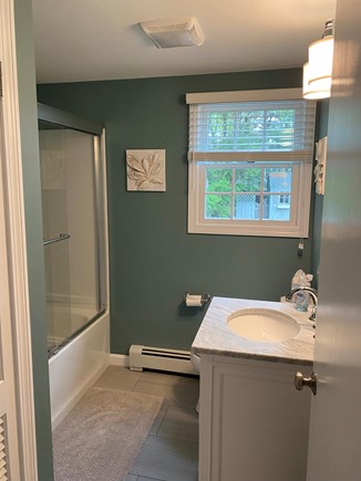 Dennis Cape Cod vacation rental - Main bathroom with shower/tub
