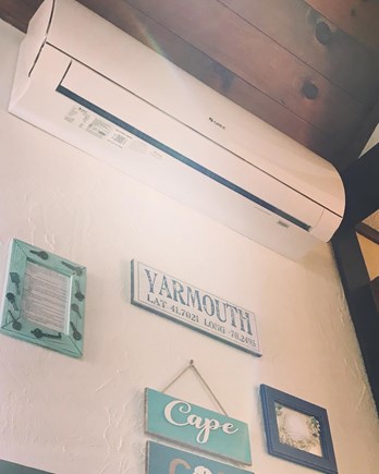 Yarmouth Cape Cod vacation rental - Newly installed split unit (heat/ac) 2022
