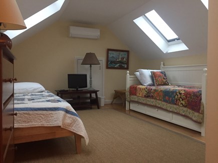 Orleans Cape Cod vacation rental - Upstairs suite with trundle (2 twins) and single twin & bathroom