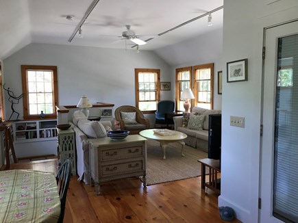 Nauset Heights (East Orleans) Cape Cod vacation rental - Adjoining family room. Eight big windows on 3 sides. A/C unit.
