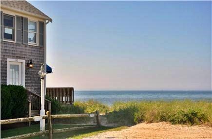 Hyannis Cape Cod vacation rental - Taken from our deck... looking at ocean and building one