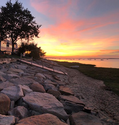 Barnstable Village Cape Cod vacation rental - Sunset on Bay View Beach