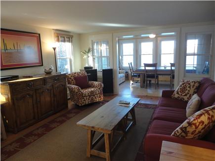 Eastham Cape Cod vacation rental - Living Room open to dining with views