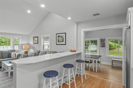 Falmouth Harbor Cape Cod vacation rental - Kitchen/Living Room/Dining Area
