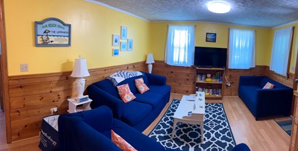 Dennisport Cape Cod vacation rental - Family room with smart TV