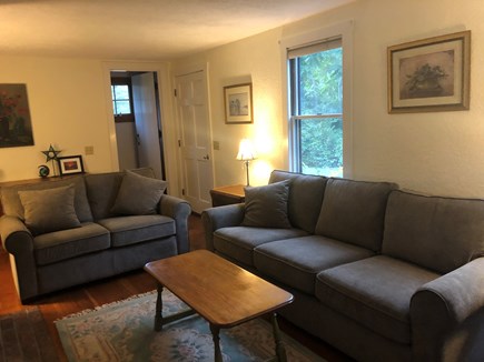 Brewster Cape Cod vacation rental - Living room with new couches
