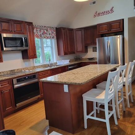 West Yarmouth Cape Cod vacation rental - Large island in the Kitchen area for Great conversations