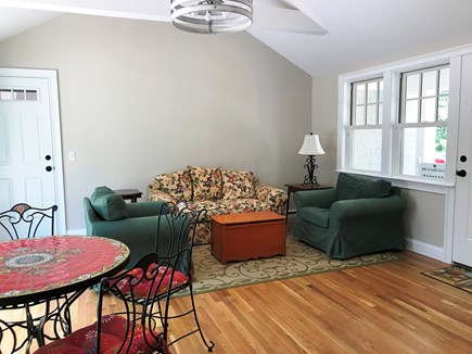 North Eastham Cape Cod vacation rental - New Family Room with access to expansive deck and farmer's porch