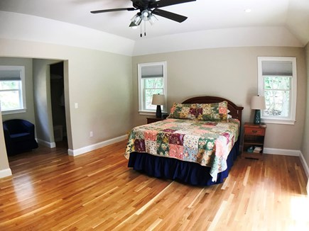 North Eastham Cape Cod vacation rental - Master Bedroom with 2 walk-ins and sliders to a private deck