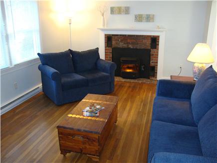 Brewster Cape Cod vacation rental - Living Room with fireplace
