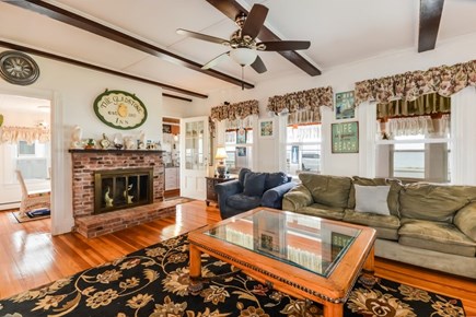 Falmouth Cape Cod vacation rental - Exceptionally spacious living room with a big screen TV