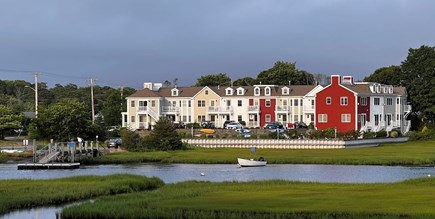 West Harwich Cape Cod vacation rental - Condo building from river. Condo is 2nd from left