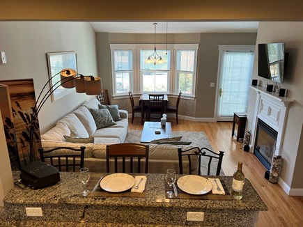 West Harwich Cape Cod vacation rental - View of living area from kitchen
