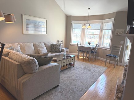West Harwich Cape Cod vacation rental - View of living room from stairs