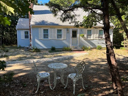 Eastham Cape Cod vacation rental - Enjoy your morning coffee in the private front yard