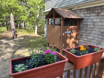 Eastham Cape Cod vacation rental - After a beach day, enjoy a shower in the private back yard