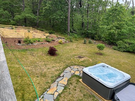 Wellfleet Cape Cod vacation rental - Another view of our backyard with summer garden.