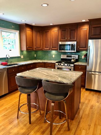 Wellfleet Cape Cod vacation rental - We have a modern kitchen with beautiful granite counter tops.