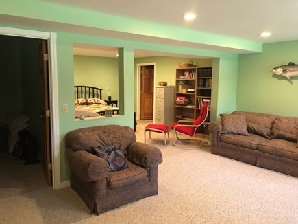 Wellfleet Cape Cod vacation rental - Additional bed in basement office.