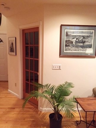 Wellfleet Cape Cod vacation rental - Entrance to our TV and reading room.