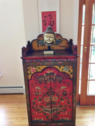 Wellfleet Cape Cod vacation rental - Our ornate armoire is from Tibet