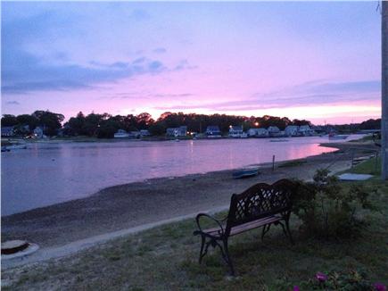 Onset on Water Street Inlet MA vacation rental - From Porch or Beach, see FAB Sunsets reflected over the inlet!