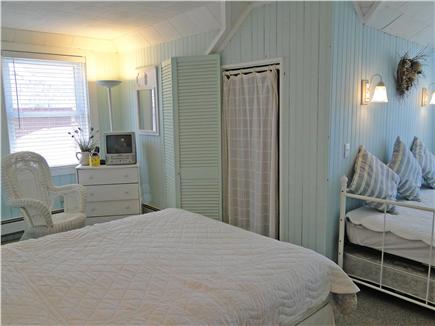 Onset on Water Street Inlet MA vacation rental - Bright Upstairs Queen & Twin Trundle Bedroom with a Water View