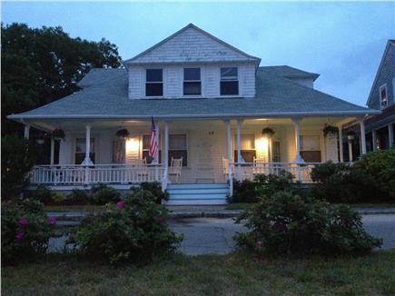 Onset on Water Street Inlet MA vacation rental - The Old Victorian Lights up at Dusk to WELCOME Visitors Within