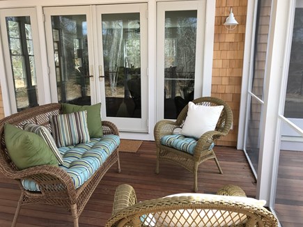 Eastham Cape Cod vacation rental - The screened porch is the most popular room in the house!