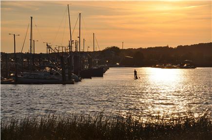 Wellfleet Cape Cod vacation rental - Sunset from private beach