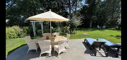 Osterville Cape Cod vacation rental - Patio and back yard.